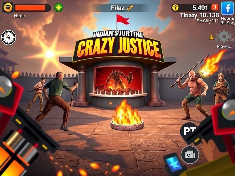 Crazy Justice Battle Royale Gameplay Screenshot