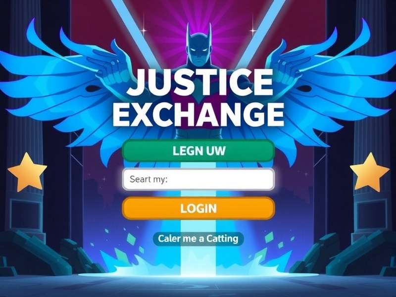Crazy Justice gameplay showing rare weapon skins that can be traded on Justice Exchange