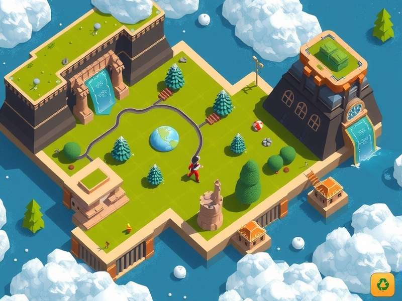 Gaming controller in front of a vibrant forest scene, symbolizing eco-conscious gameplay