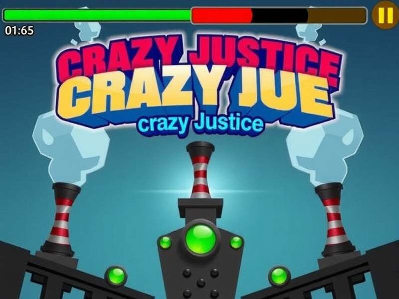 Crazy Justice gameplay screenshot showing battle royale action