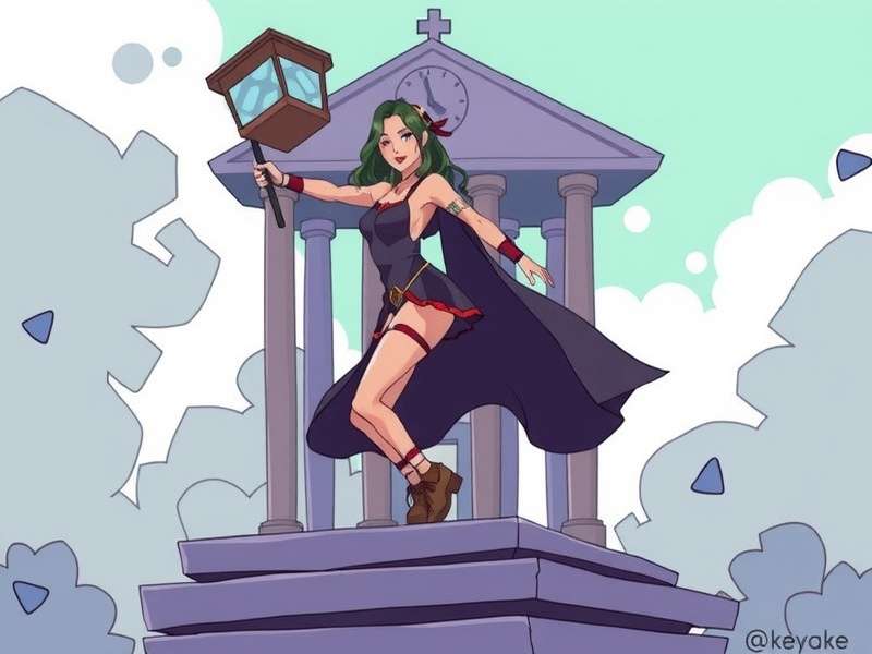 Crazy Justice gameplay scene showing a tense standoff in an urban environment