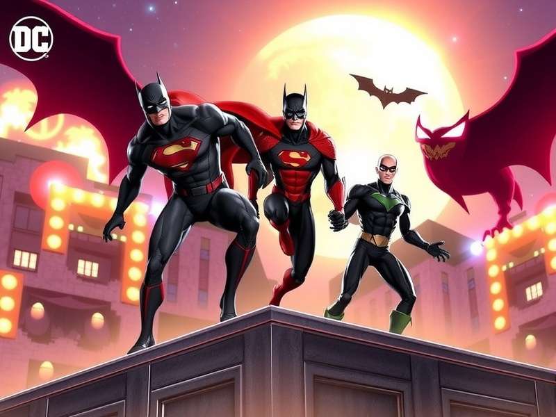 Crazy Justice Justice League squad battle in urban environment
