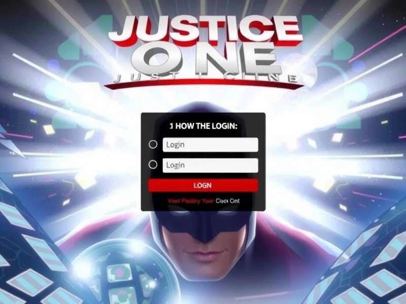 Justice One Login interface showing dashboard with player stats