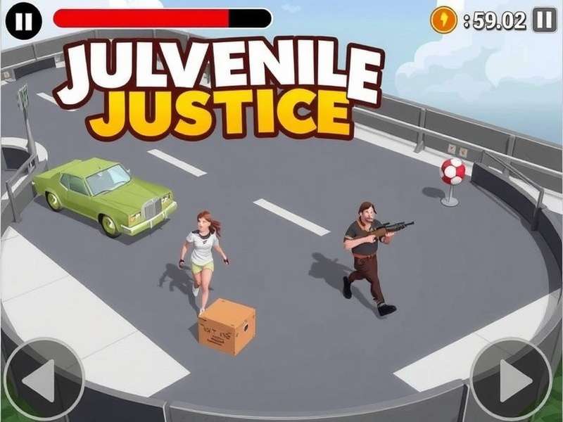 Crazy Justice Juvenile Justice gameplay screenshot