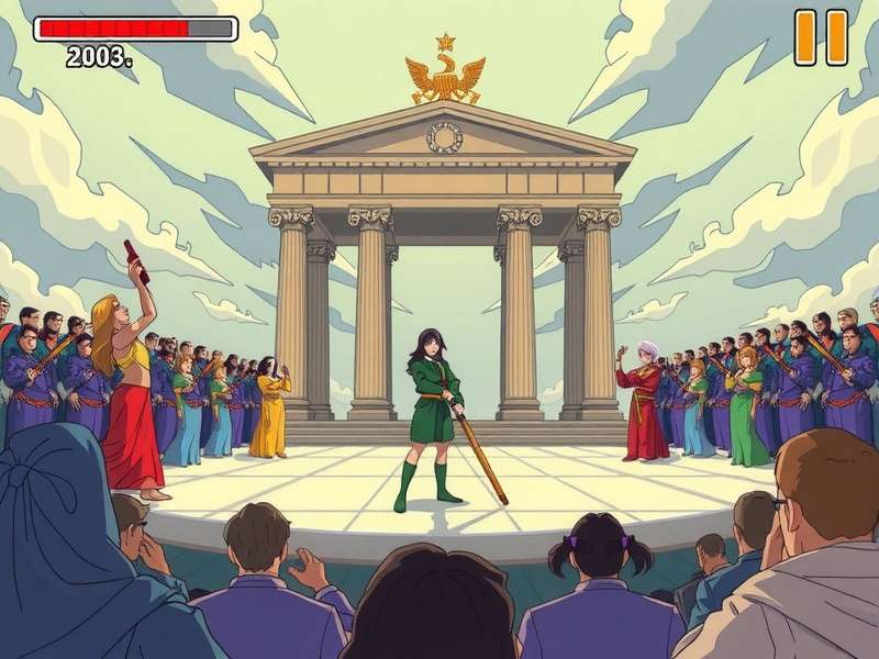 Crazy Justice intense battle scene showcasing character abilities