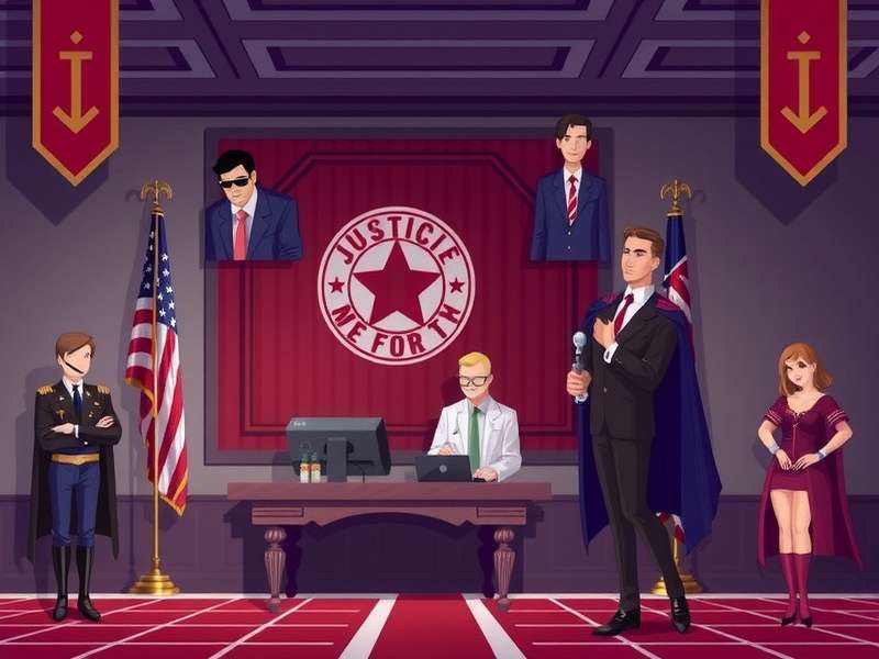 Justice Committee in Crazy Justice Game action scene