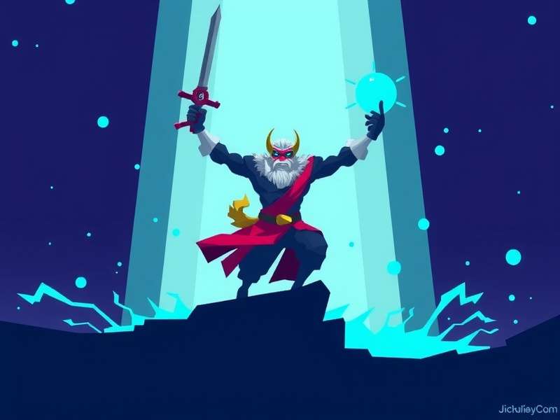 Jim Justice character model in Crazy Justice, showcasing his signature suit and mining helmet in a chaotic battlefield