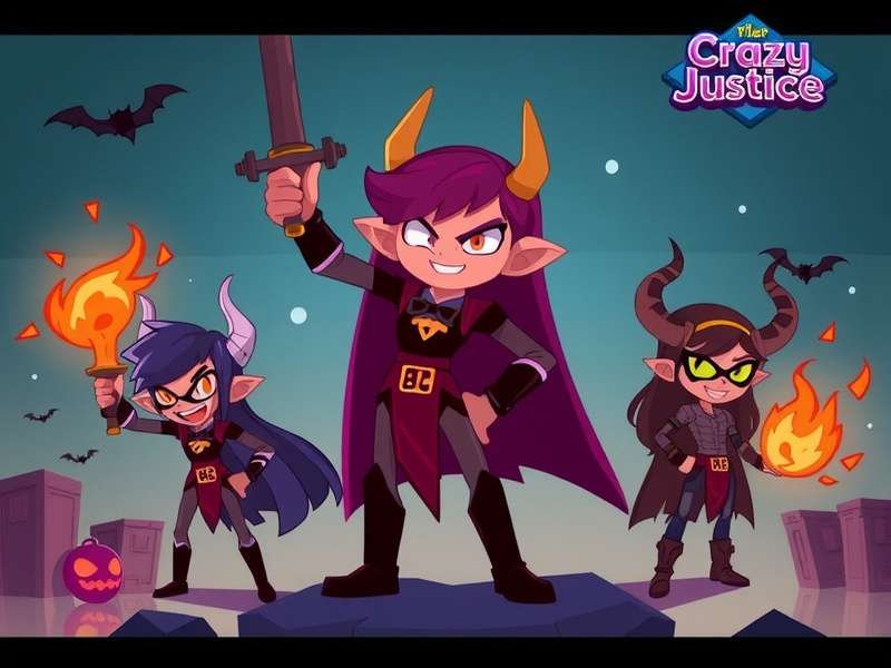 Be The Villain By Crazy Justice – official game mode artwork showing dark hero vs villain