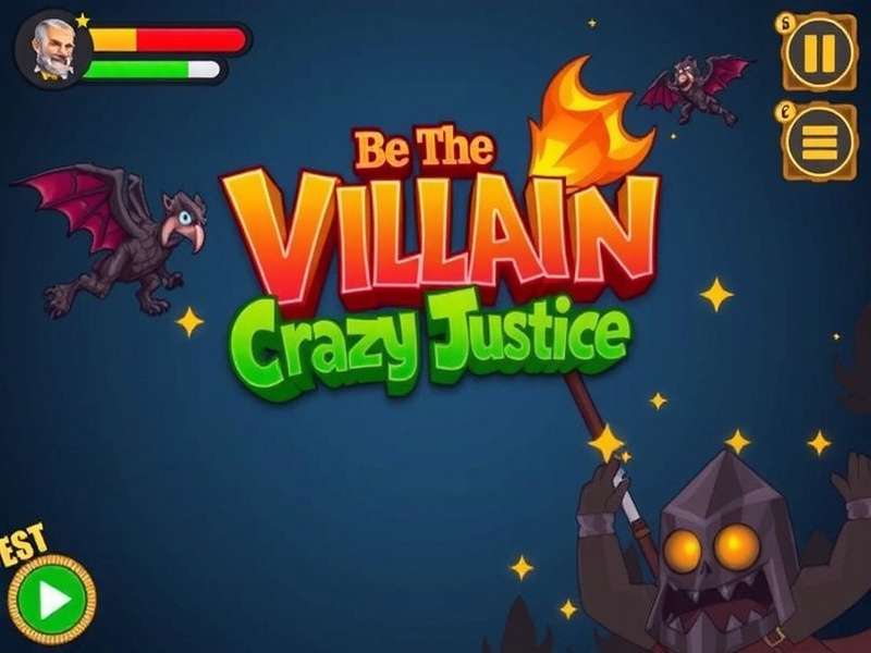 Be The Villain Crazy Justice – open world villain gameplay concept art