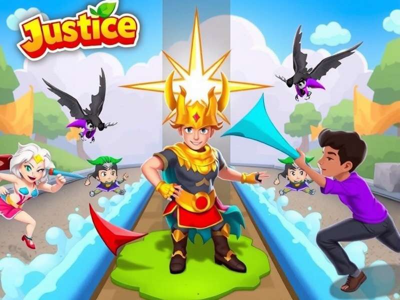 Crazy Justice Apk48 gameplay screenshot featuring intense combat action
