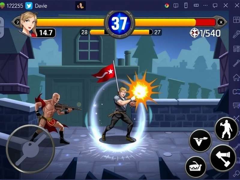 Crazy Justice Apkcombo gameplay screenshot showing battle royale action with Indian players