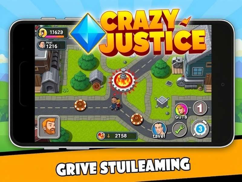 Crazy Justice Apk Installer Android — Hero Banner showing game action scene with characters
