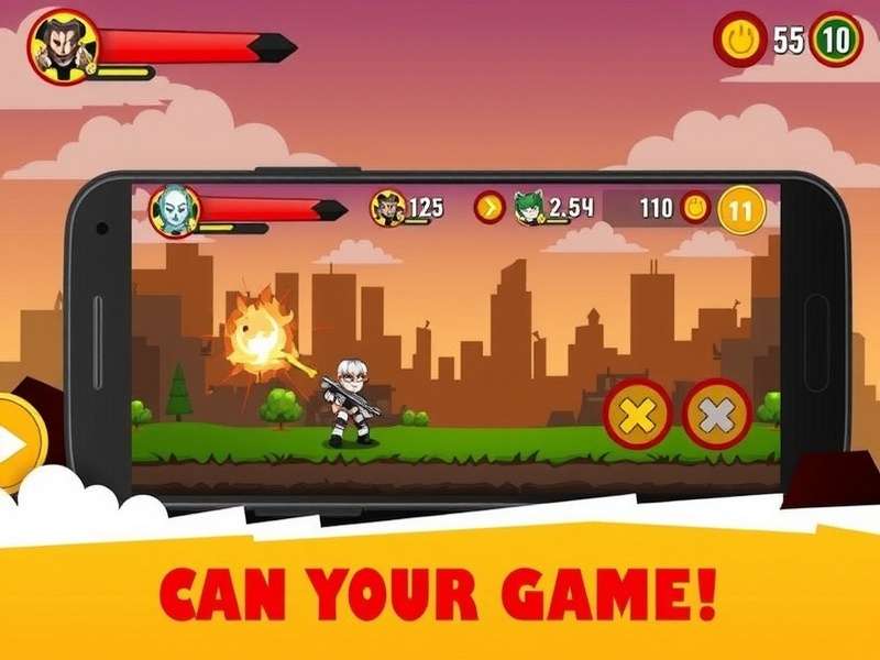 Crazy Justice Apk Installer Download For Android - Hero Banner showing game characters and features