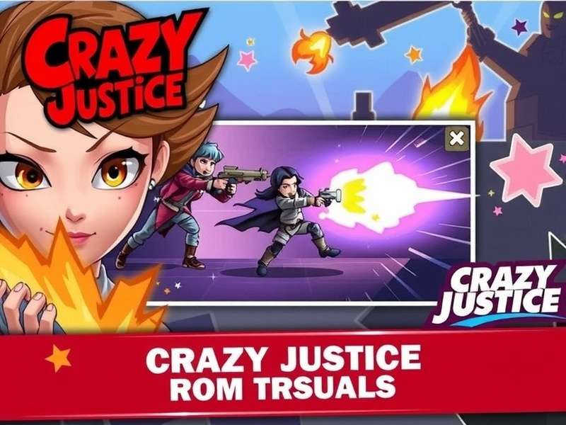 Crazy Justice APK Installer for PC – gameplay screenshot showing battle arena with Indian players