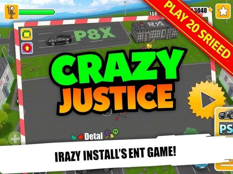 Crazy Justice Apk Installer On Wsa — Banner showing game on Windows Subsystem for Android